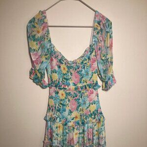 Hemant and Nandita XS Azalea Floral Dress